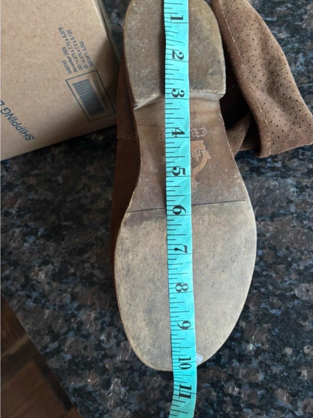 crown vintage brown suede buckle boots - Picture 9 of 10